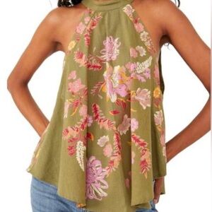 Free People Floral Top